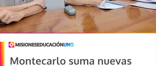Montecarlo suma nuevas capacitaciones para fortalecer la formación y el empleo local