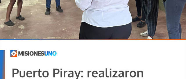 Puerto Piray: realizaron inscripción a cursos del programa Fomentar Empleo en el km 18