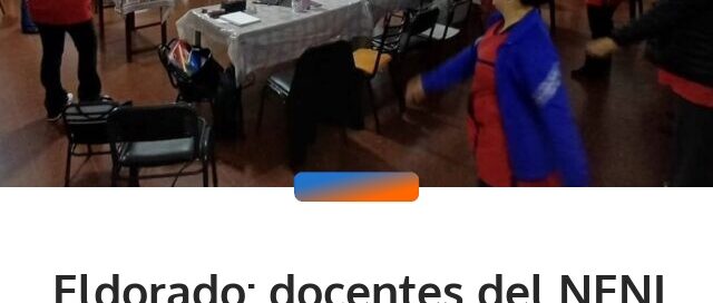 Eldorado: docentes del NENI 2087 participaron del taller “Forjando Ciudadanía y Futuro”